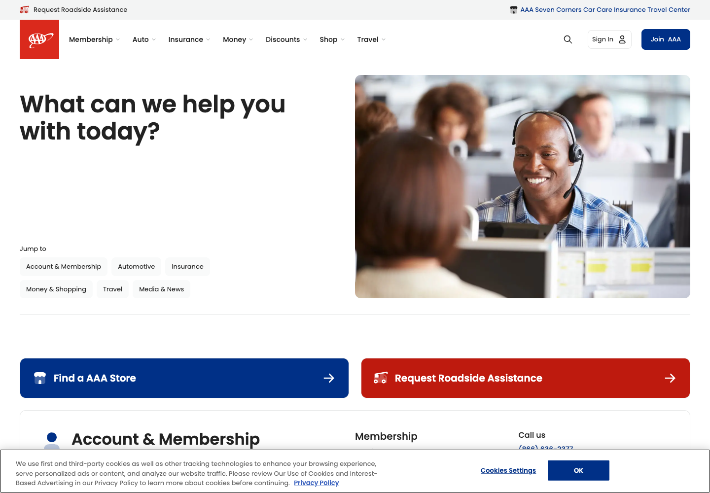 AAA Plus Membership official public support page used to verify this cancellation guide