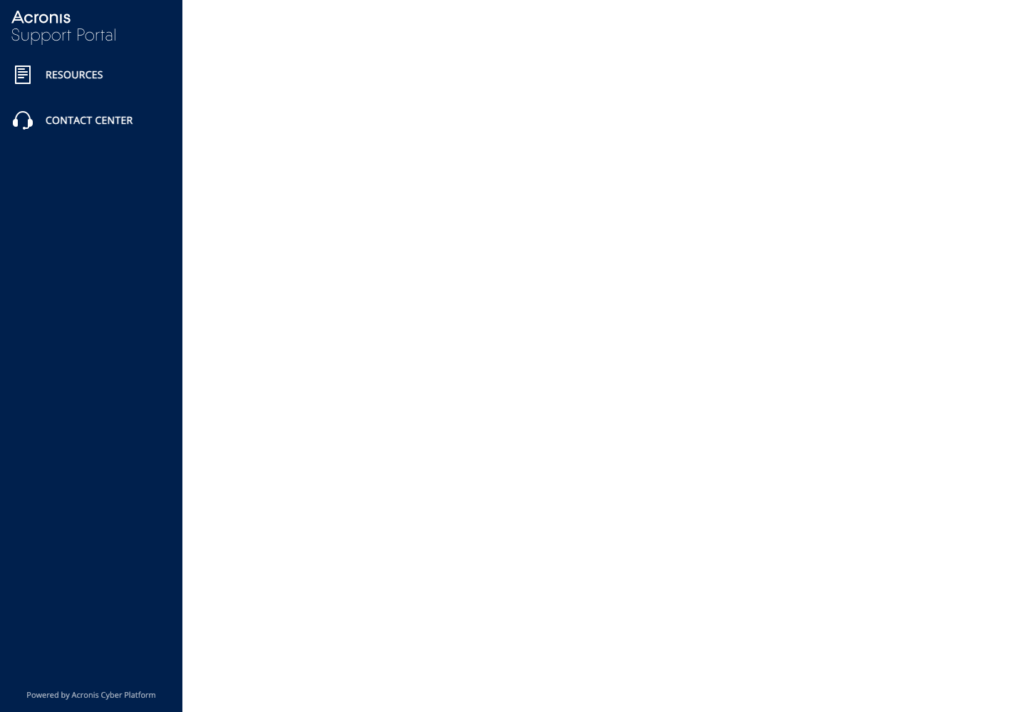 Acronis Cyber Protect Home Office official public support page used to verify this cancellation guide
