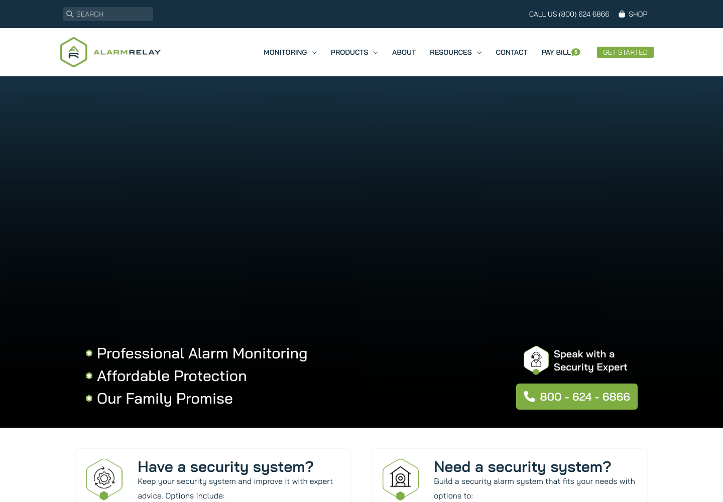 Alarm Relay official public support page used to verify this cancellation guide