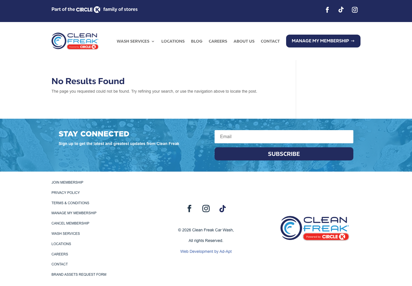 Clean Freak Car Wash official public support page used to verify this cancellation guide