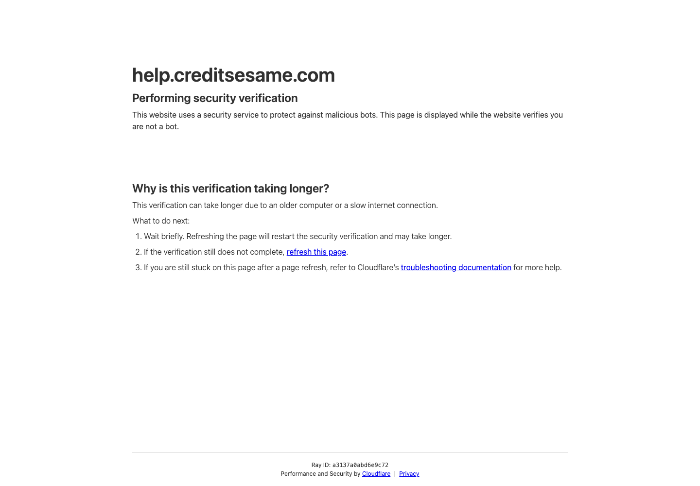 Credit Sesame official cancellation or account-support information