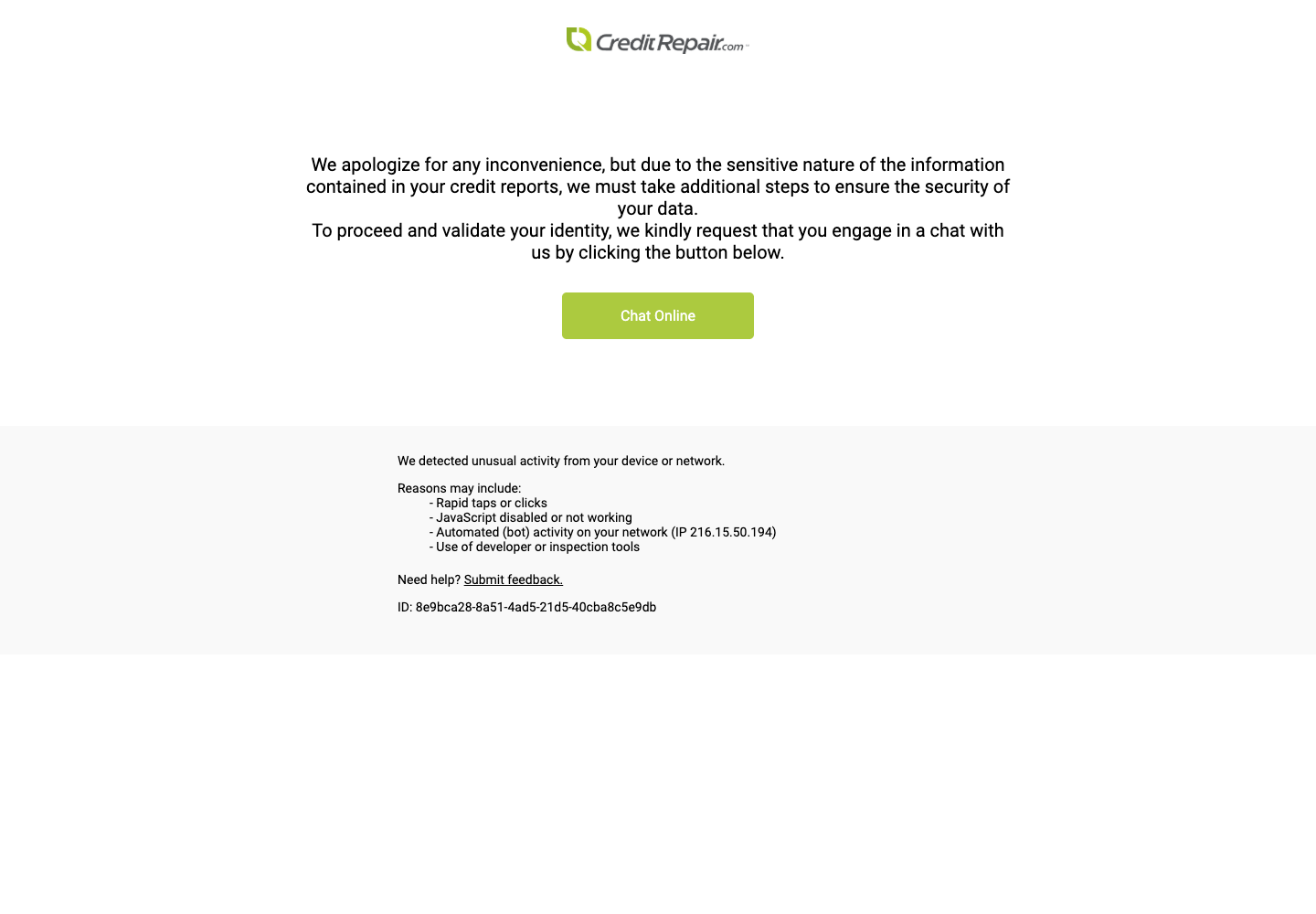 CreditRepair.com official cancellation or account-support information