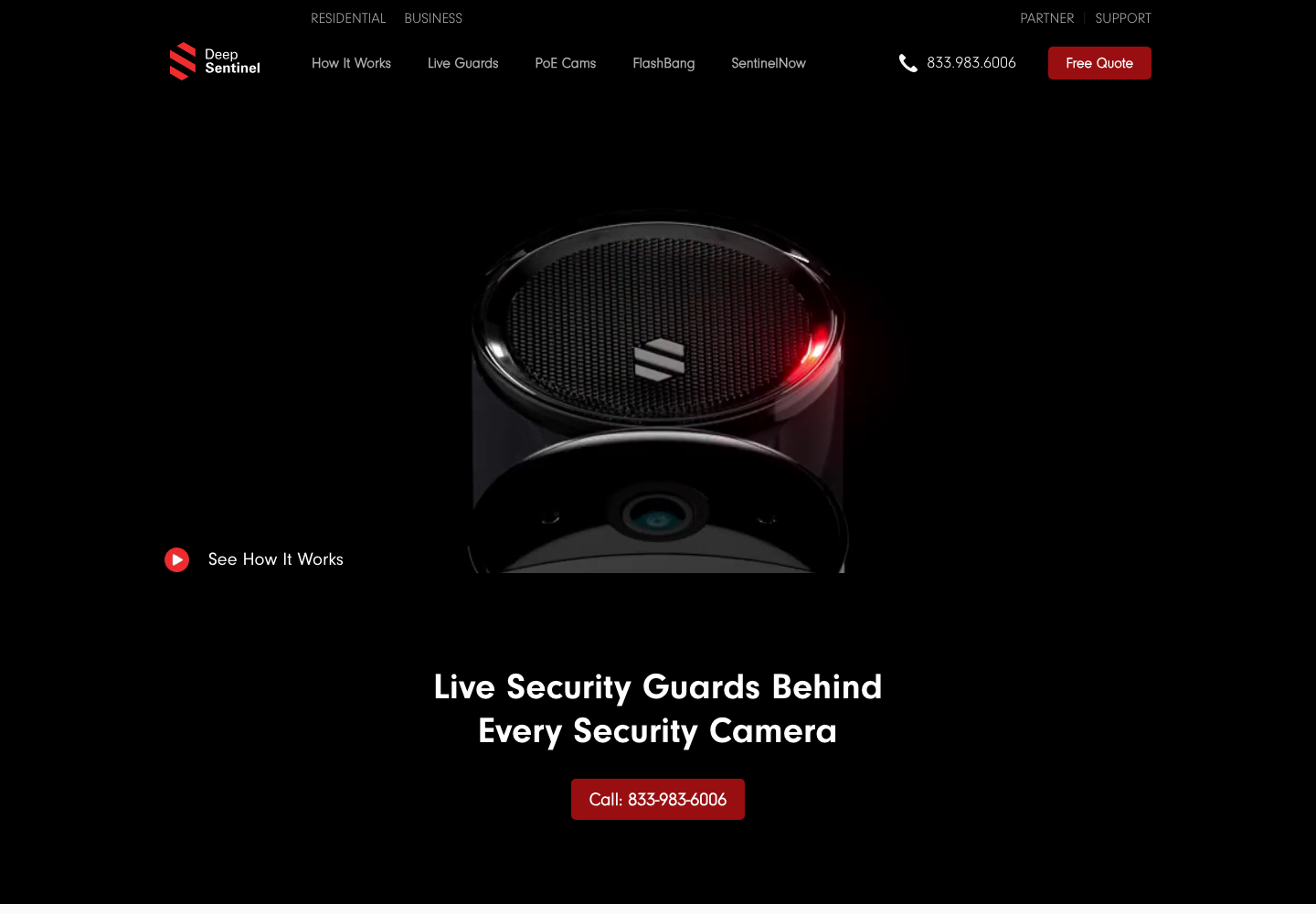 Deep Sentinel official public support page used to verify this cancellation guide