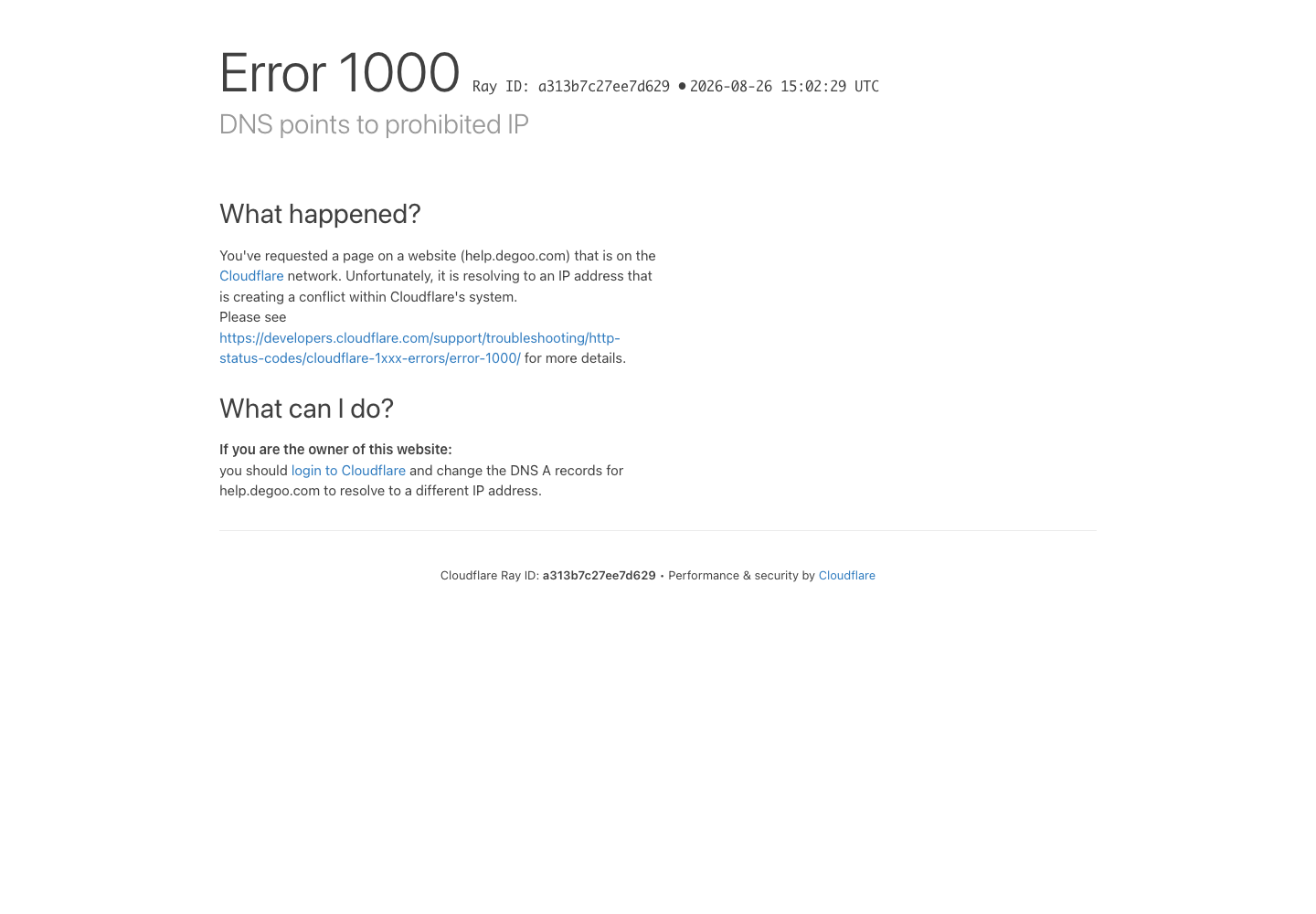 Degoo Pro official public support page used to verify this cancellation guide