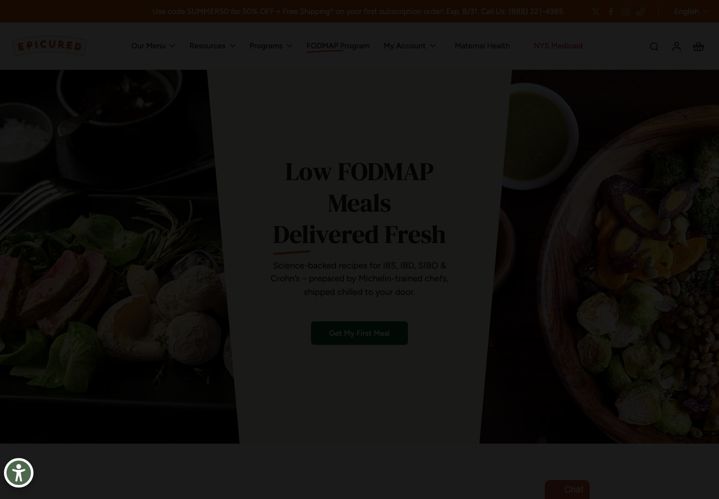 Epicured official public support page used to verify this cancellation guide