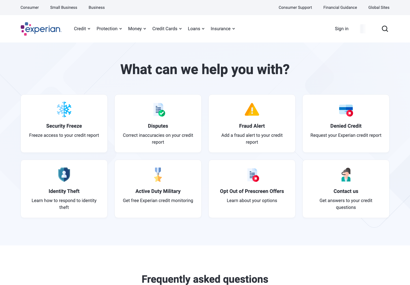 Experian IdentityWorks official public support page used to verify this cancellation guide