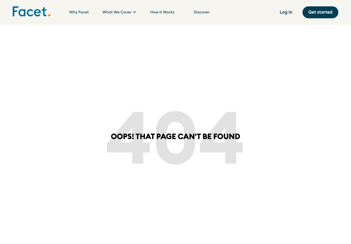 Facet Membership official public support page used to verify this cancellation guide