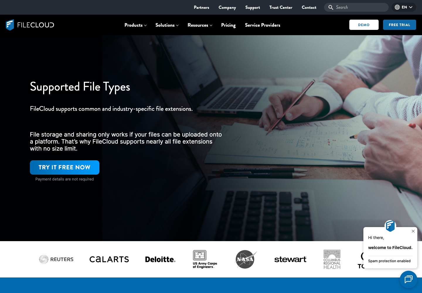 FileCloud Online official public support page used to verify this cancellation guide