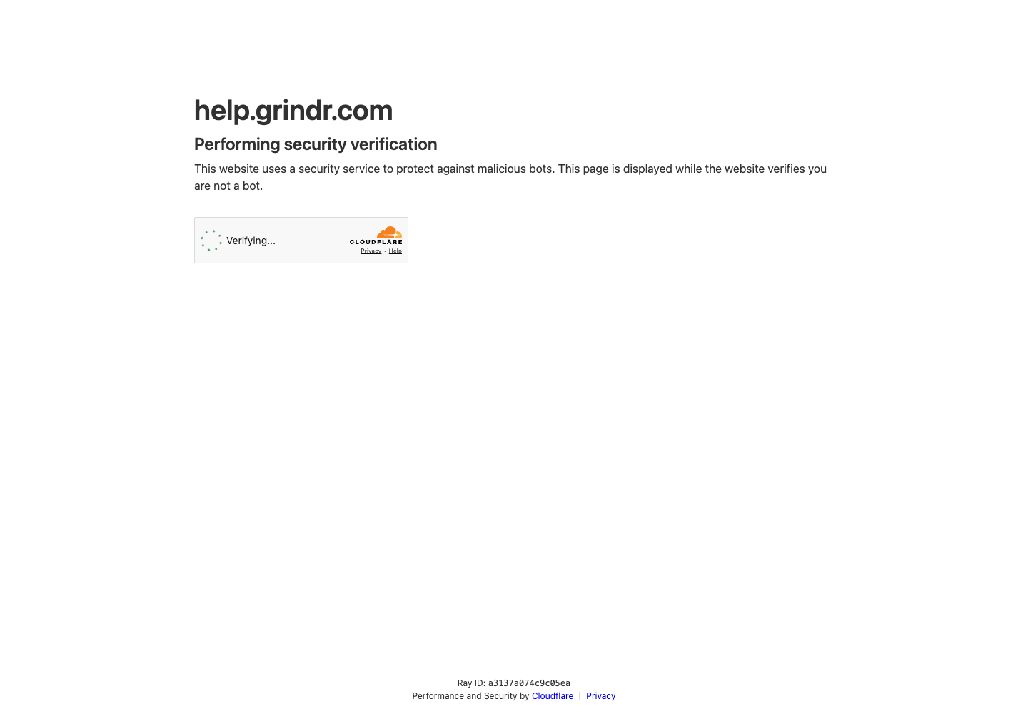 Grindr official cancellation or account-support information