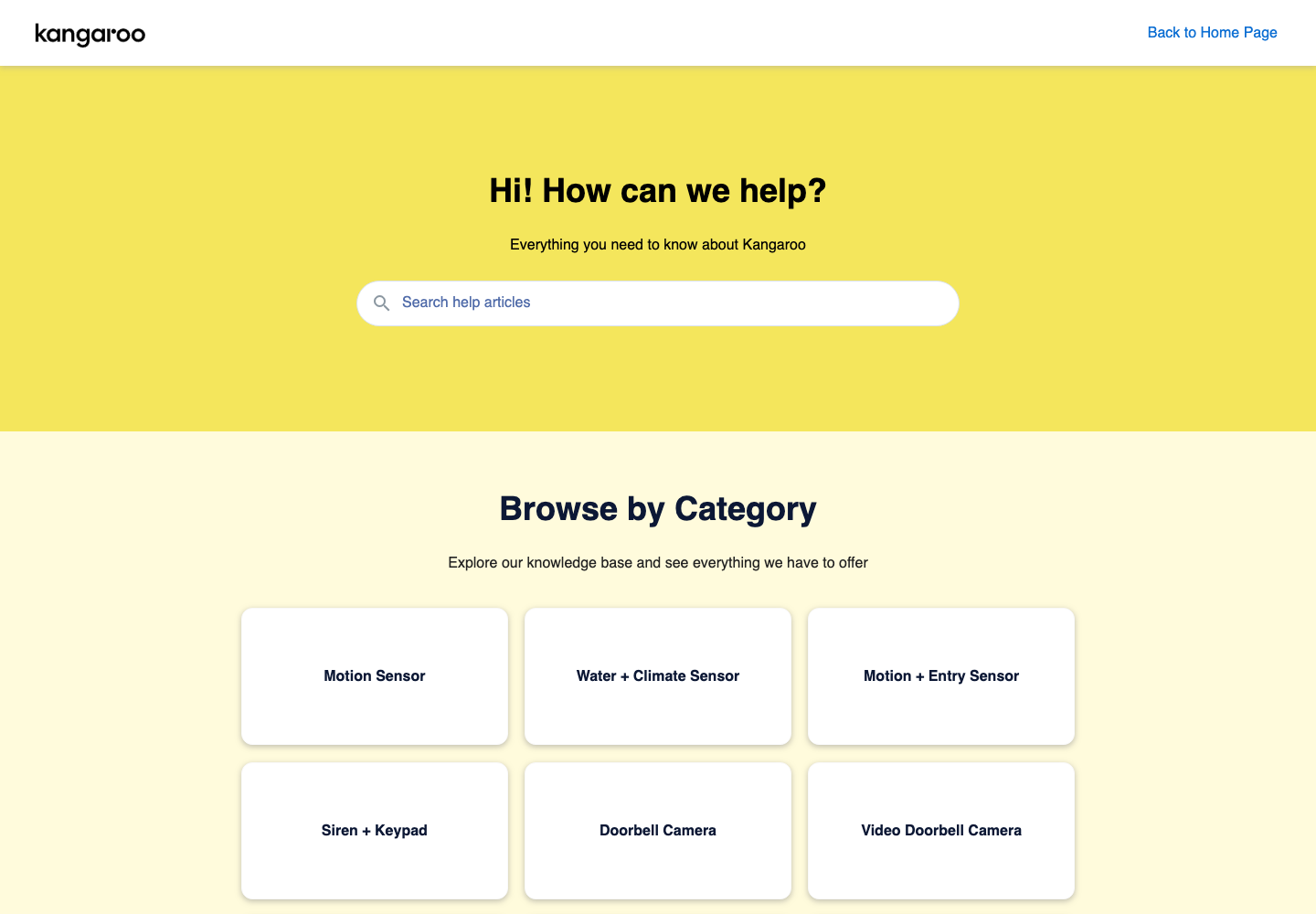 Kangaroo Complete official public support page used to verify this cancellation guide