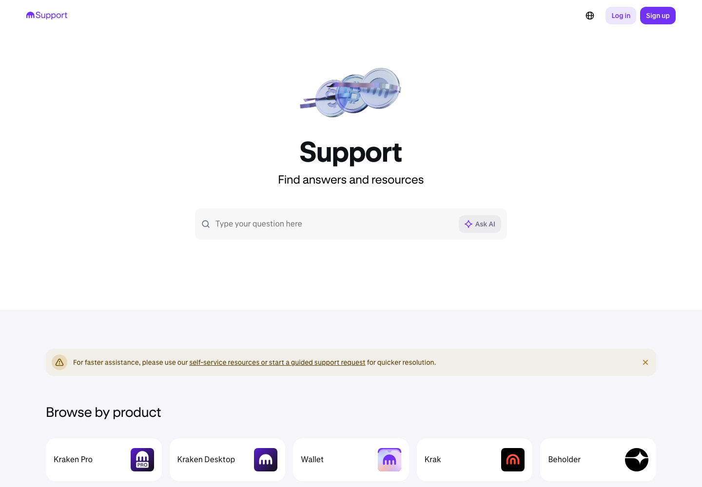 Kraken Plus official public support page used to verify this cancellation guide