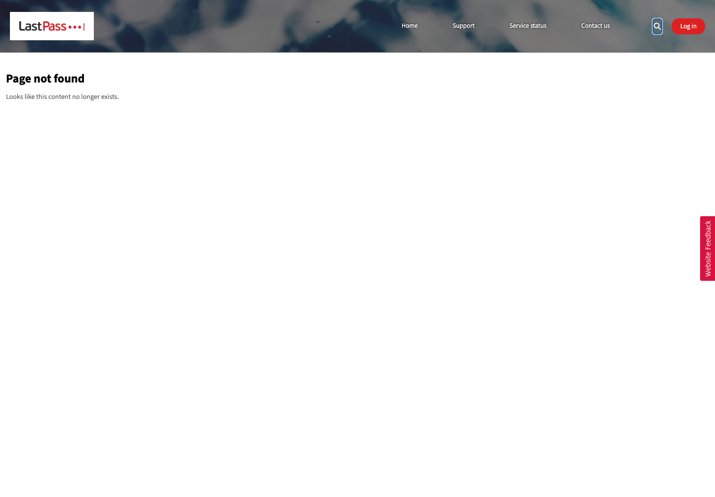 LastPass official cancellation or account-support information