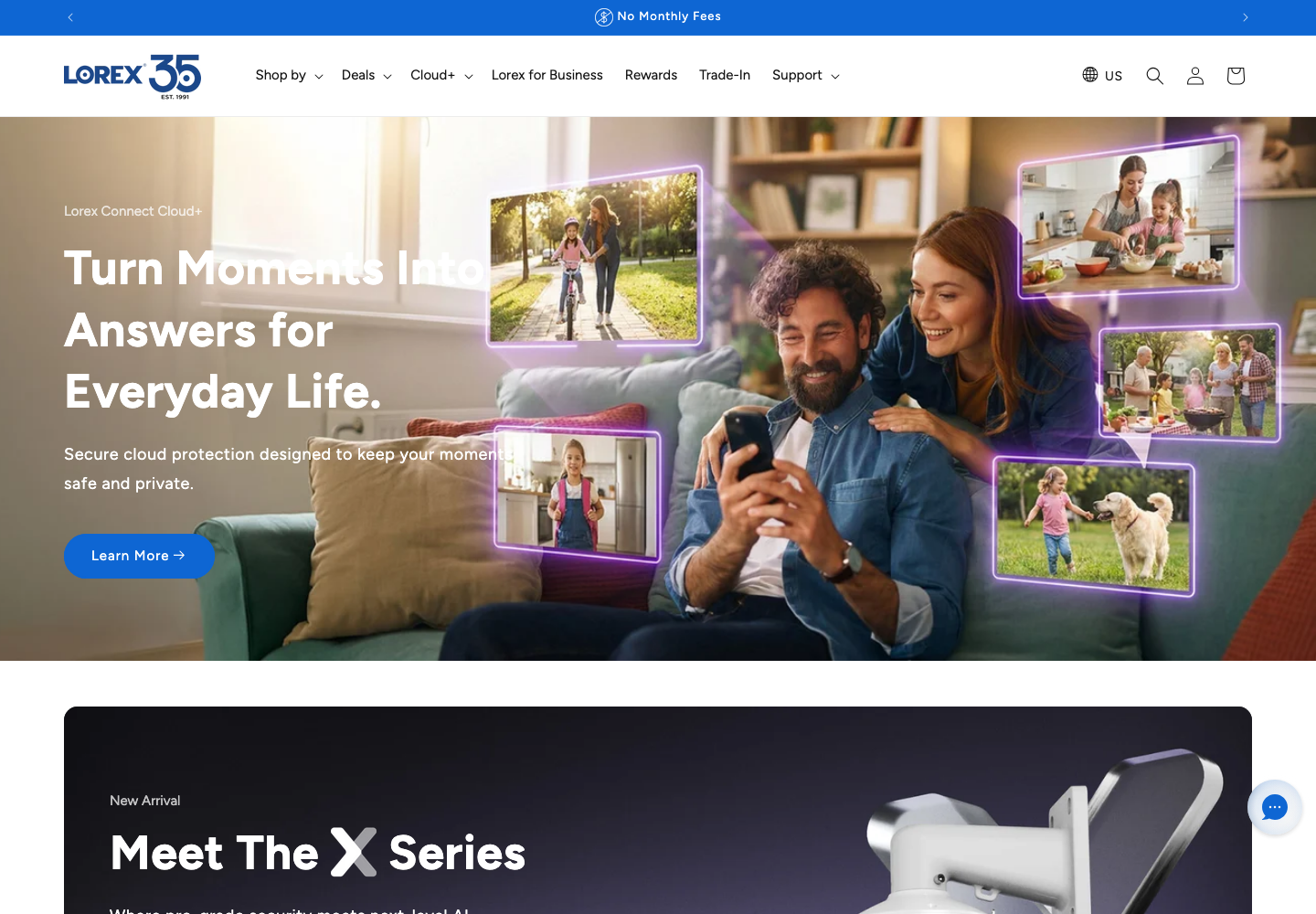 Lorex Cloud Storage official public support page used to verify this cancellation guide