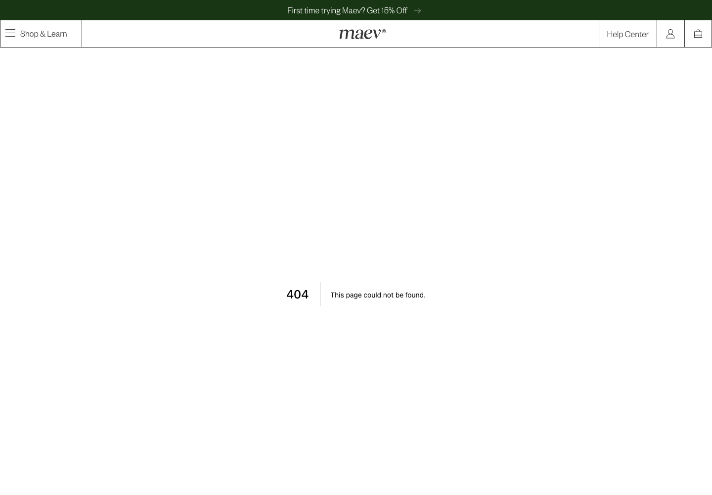 Maev official public support page used to verify this cancellation guide