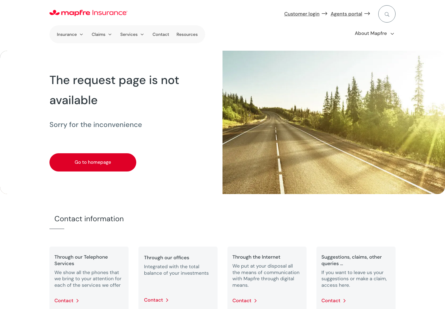 MAPFRE Insurance official public support page used to verify this cancellation guide