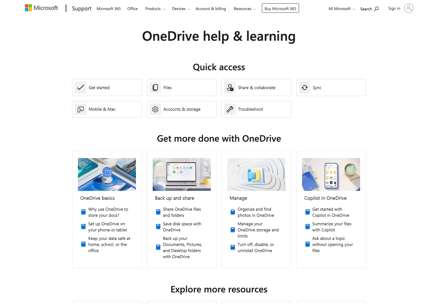 Microsoft OneDrive Family official public support page used to verify this cancellation guide