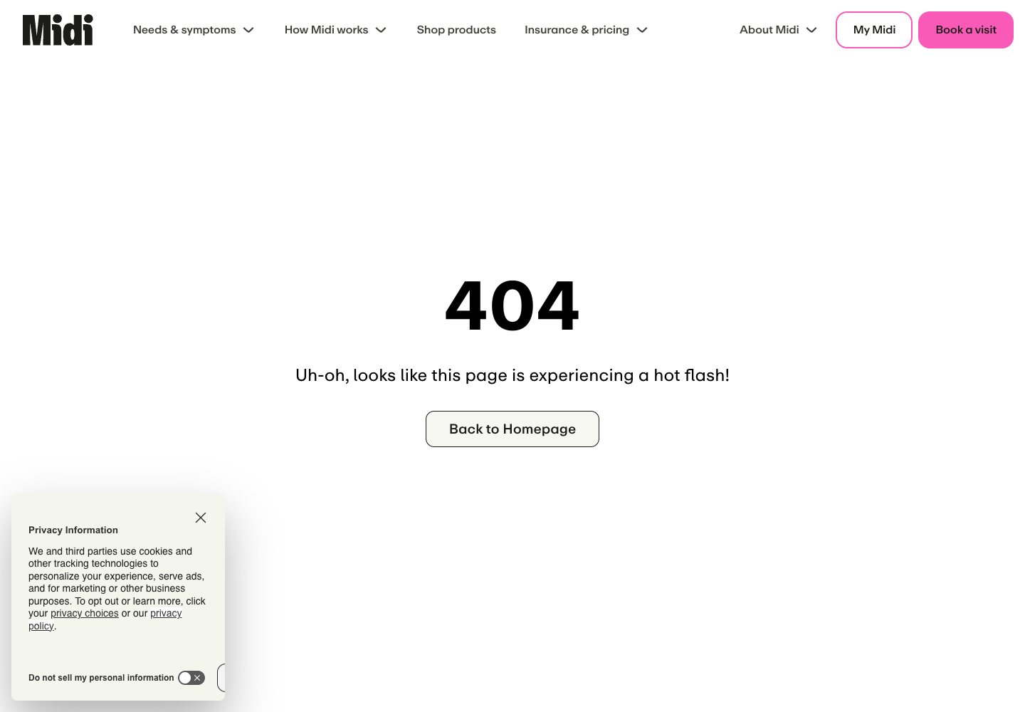 Midi Health official public support page used to verify this cancellation guide