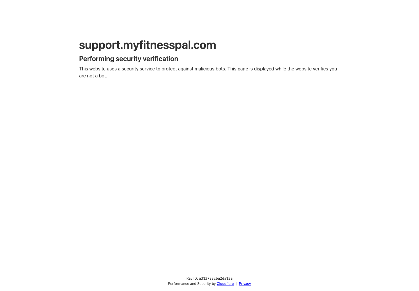 MyFitnessPal Premium official cancellation or account-support information