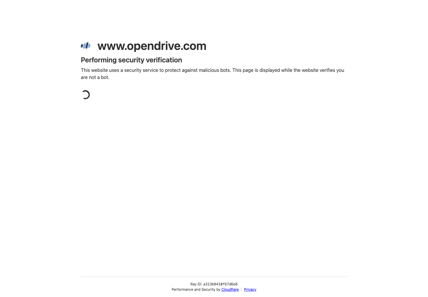 OpenDrive official public support page used to verify this cancellation guide