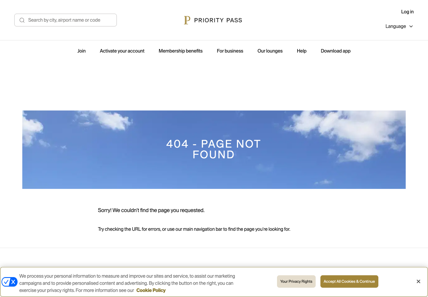 Priority Pass Prestige official public support page used to verify this cancellation guide