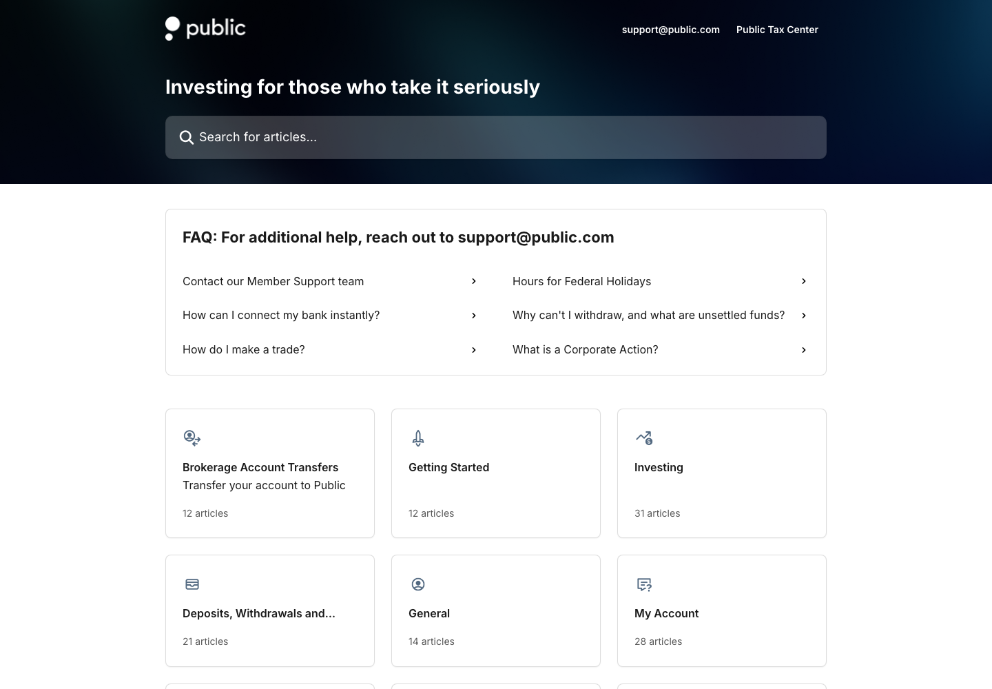 Public Premium official public support page used to verify this cancellation guide