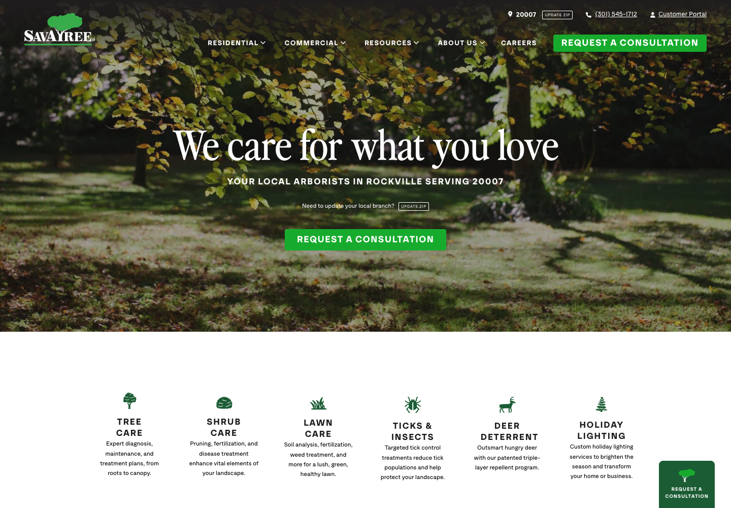 SavATree official public support page used to verify this cancellation guide