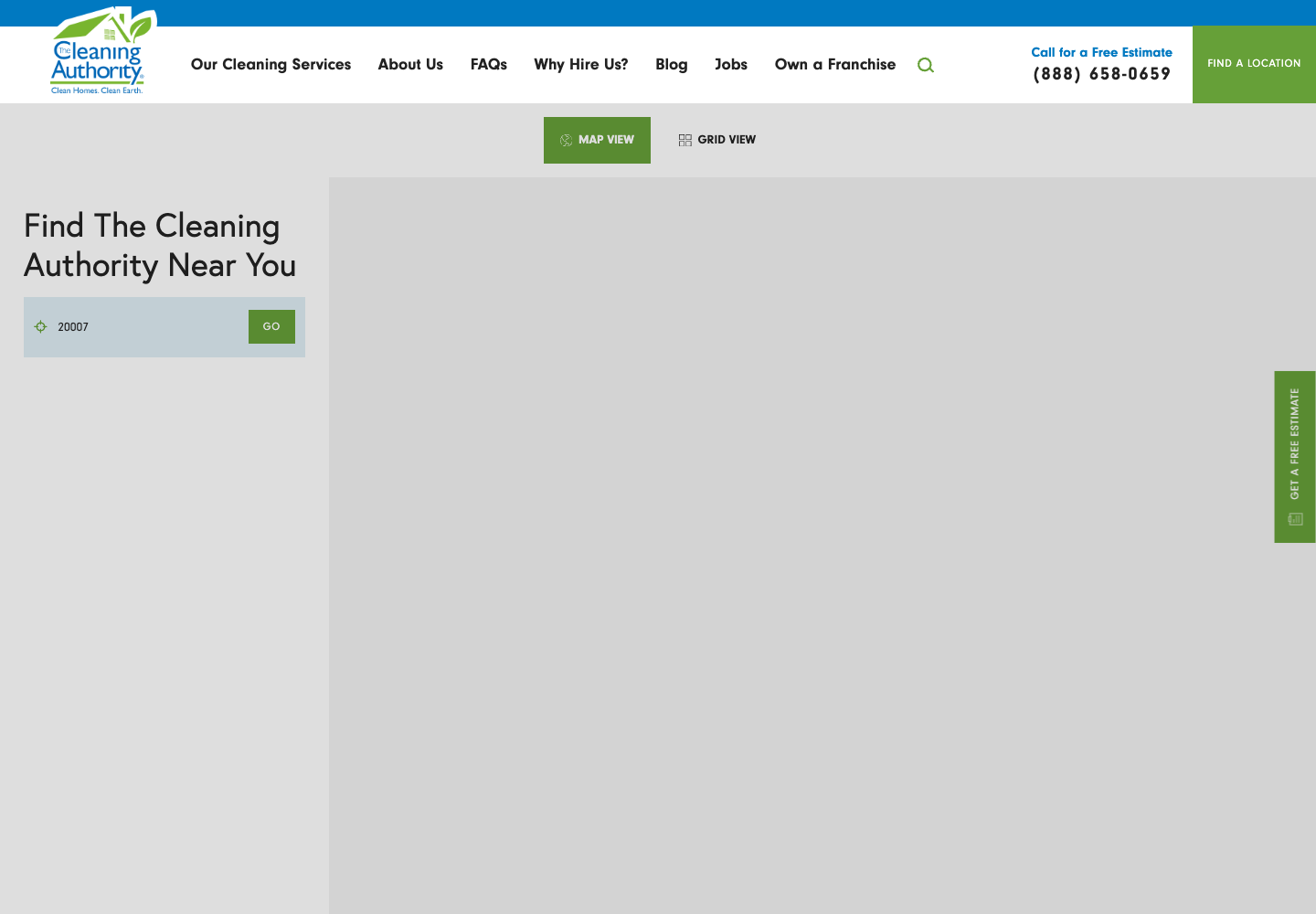 The Cleaning Authority official public support page used to verify this cancellation guide