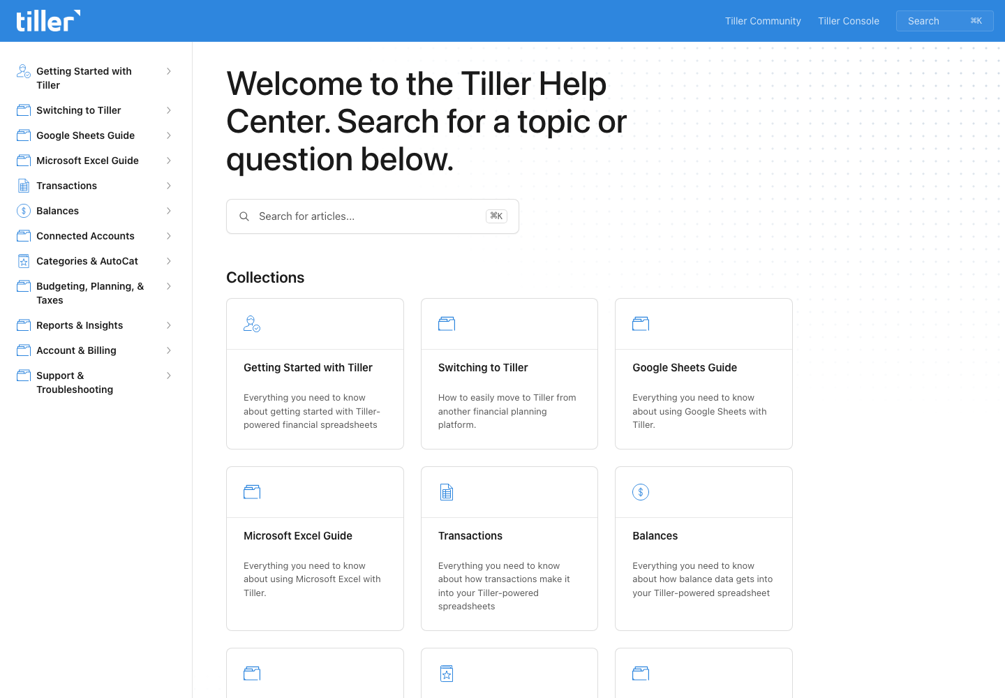 Tiller Money official public support page used to verify this cancellation guide