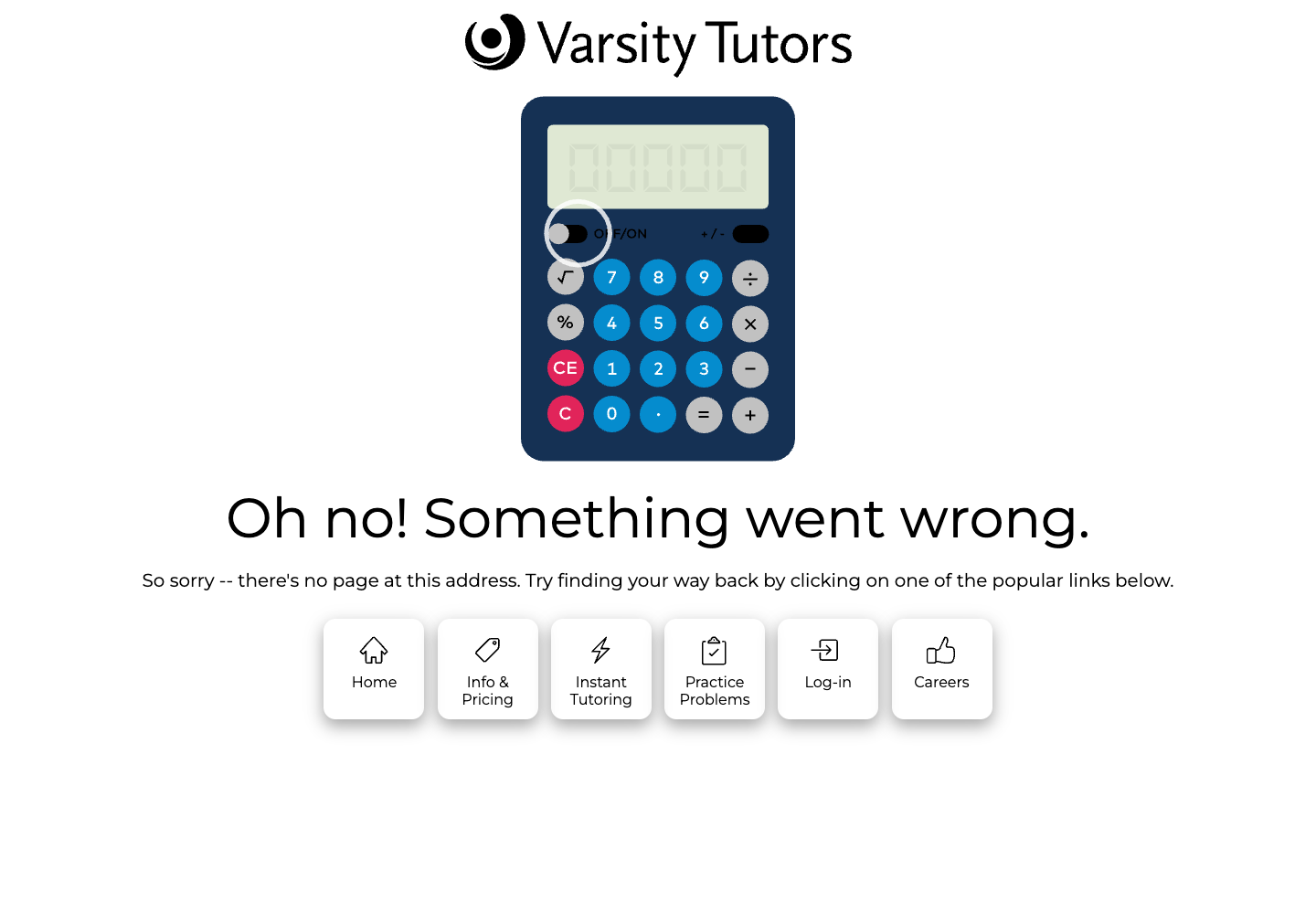 Varsity Tutors official cancellation or account-support information