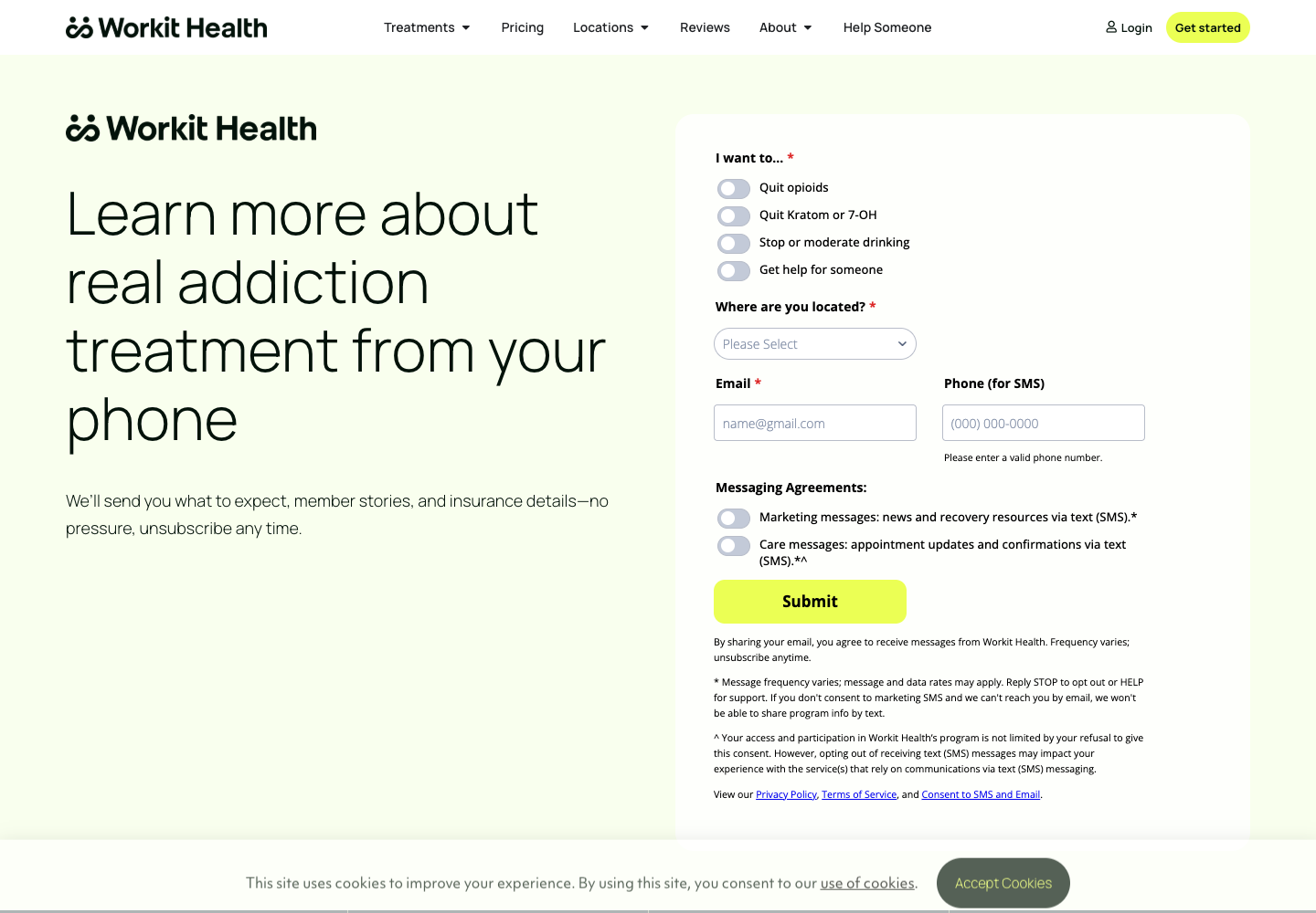 Workit Health official public support page used to verify this cancellation guide