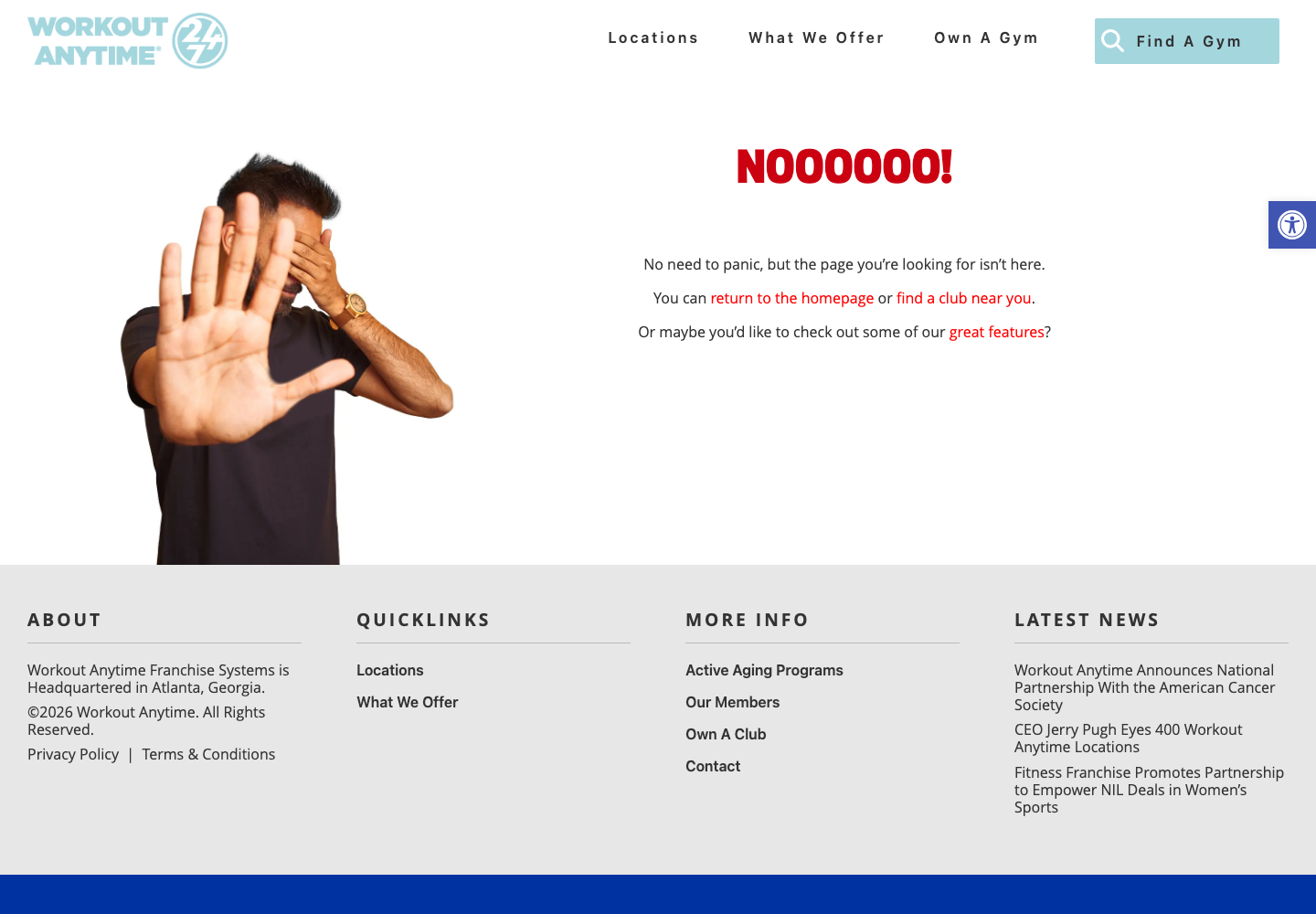 Workout Anytime official public support page used to verify this cancellation guide