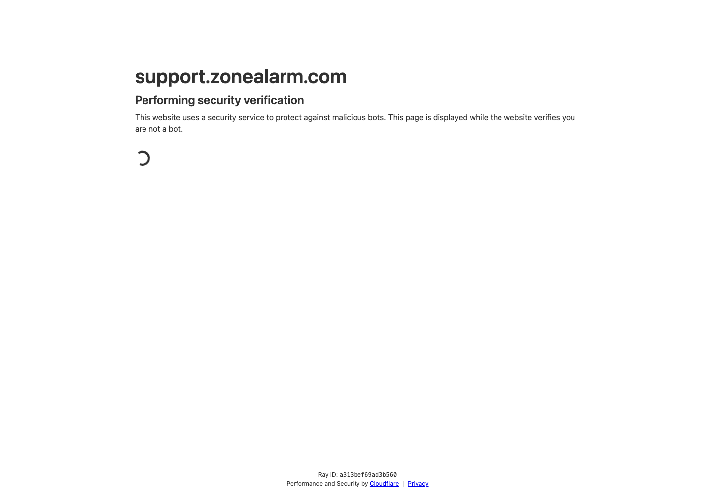 ZoneAlarm Extreme Security official public support page used to verify this cancellation guide